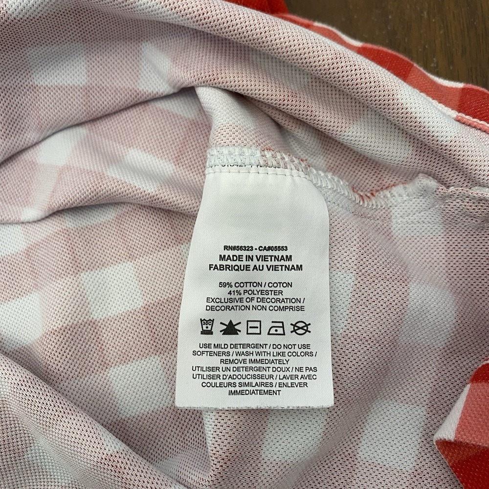 Nike Dri-FIT Victory Men's Printed Polo Red White Size LARGE DH0650-657 - Picture 7 of 14